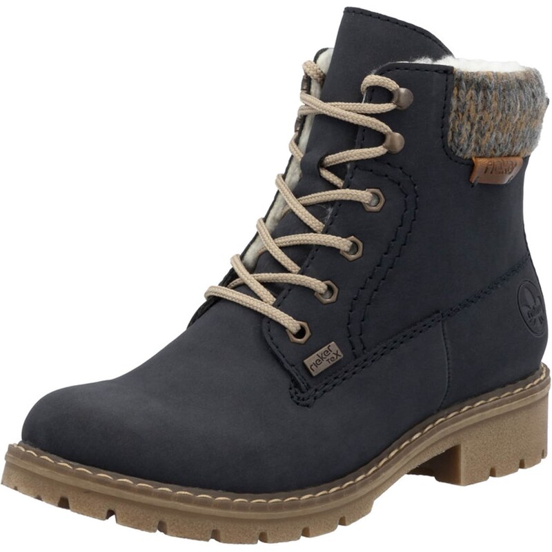 Rieker Šnurovacie členkové čižmy námornícka modrá 61801410