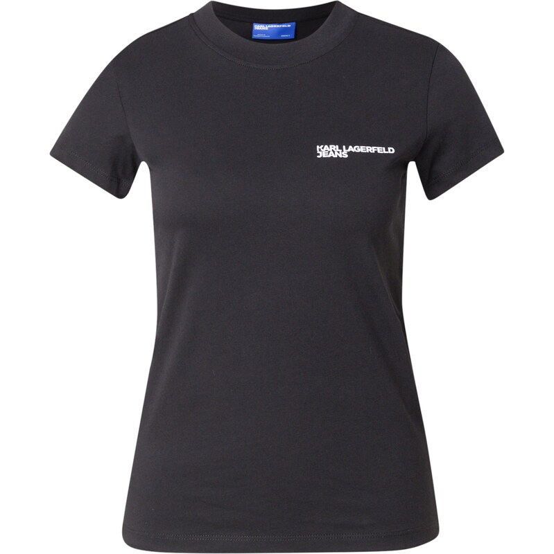 KARL LAGERFELD JEANS Tričko čierna / biela 61754889