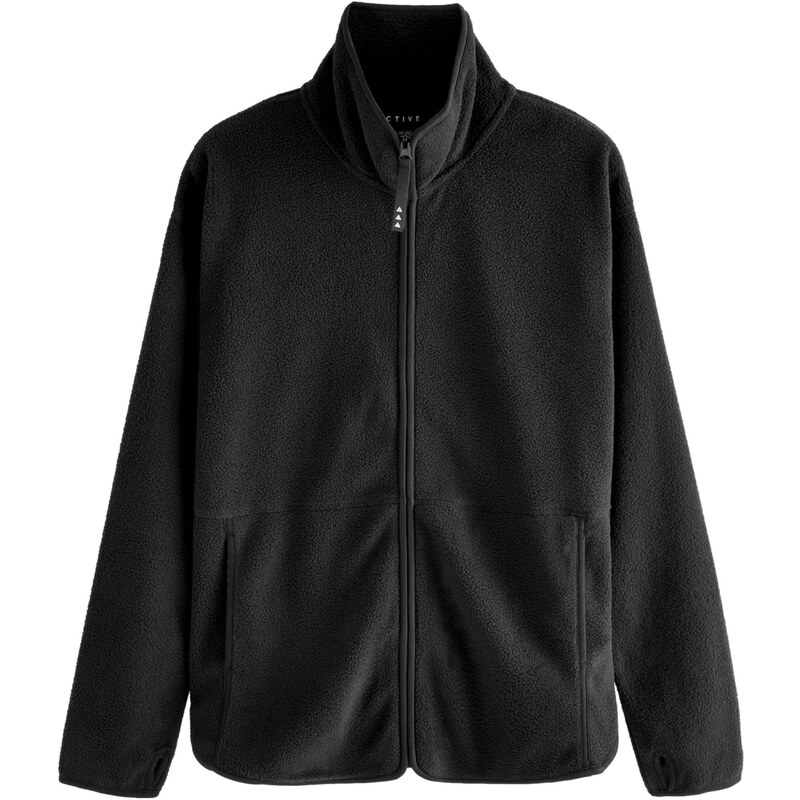 Next Flisová bunda čierna 63151777