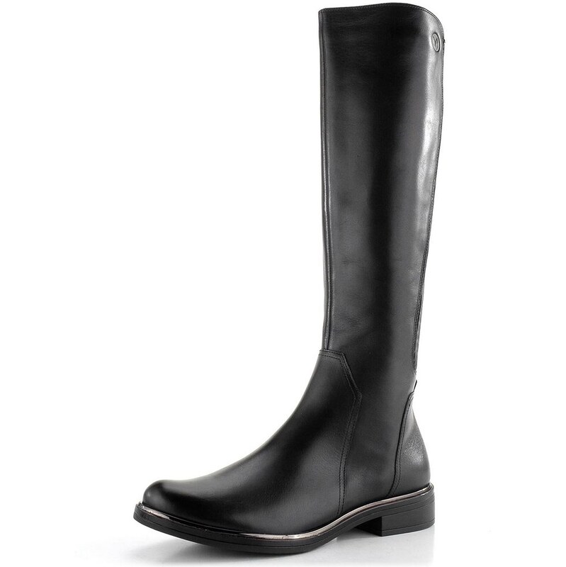 Caprice čierne čižmy XL Shaft Black Comb 9-25523-41 61761799