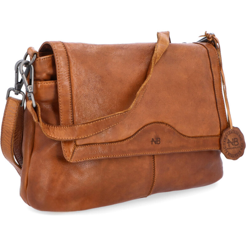Kožená kabelka crossbody Noelia Bolger koňaková NB 2024 KO 20754319