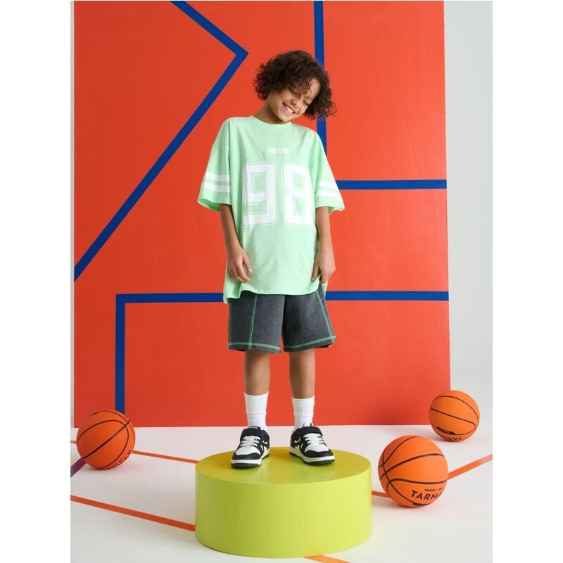 Sinsay - Kraťasy - tmavosivá 65749392