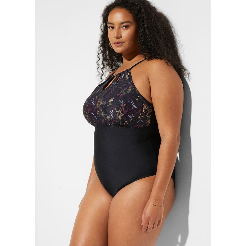 bonprix Tvarujúce plavky, stredne formujúci efekt, farba čierna 44749172