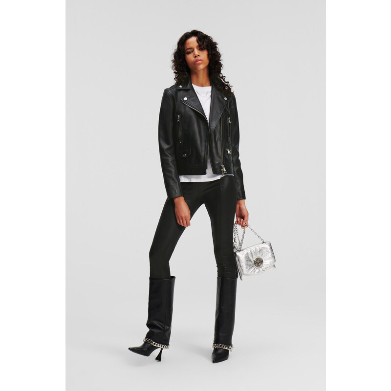 BUNDA KARL LAGERFELD LEATHER BIKER JACKET