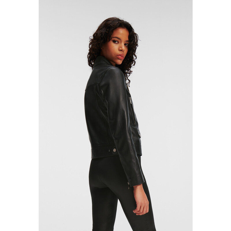 BUNDA KARL LAGERFELD LEATHER BIKER JACKET