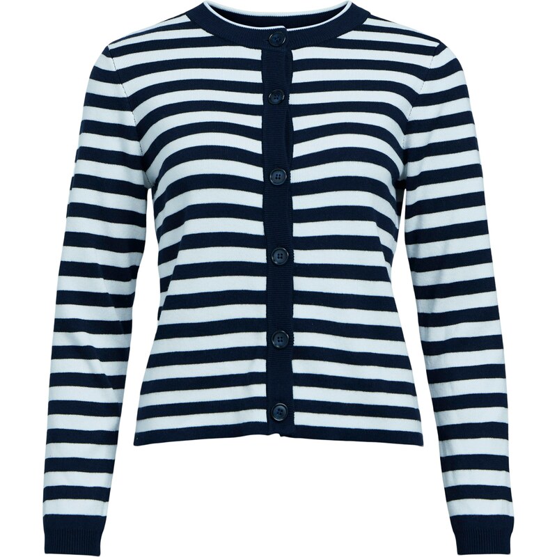 OBJECT Kardigán Ester tmavomodrá / biela 63149598