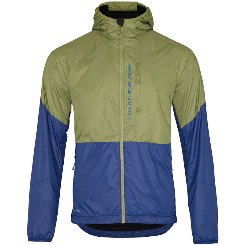 Pánska bunda Silvini Sassolungo zelená/tmavo modrá 61788594