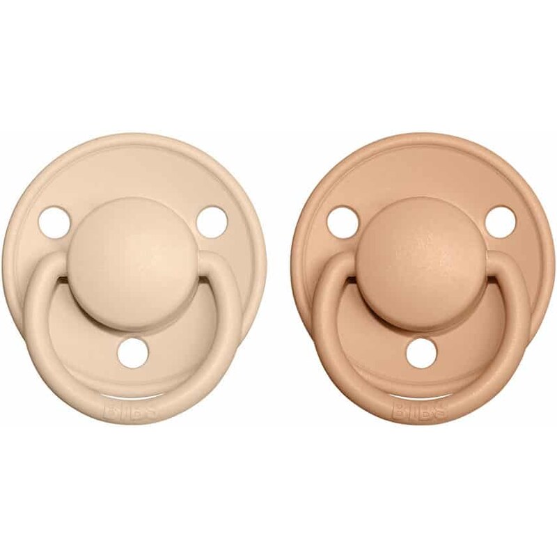 BIBS De Lux cumlíky z prírodného kaučuku 2ks Vanilla/Peach 61788284