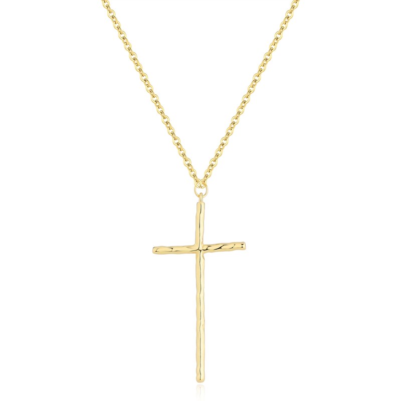 Olivie Stříbrný náhrdelník KŘÍŽEK GOLD 9340 64818289