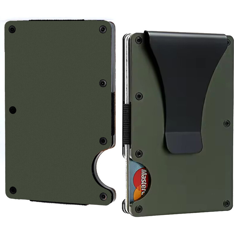 Handel Kovová minimalistická peňaženka s RFID ochranou - Vybraný alebo 61788519