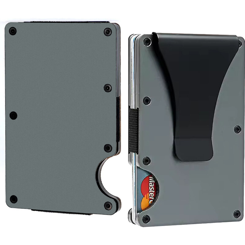 Handel Kovová minimalistická peňaženka s RFID ochranou - Vybraný alebo 61788520