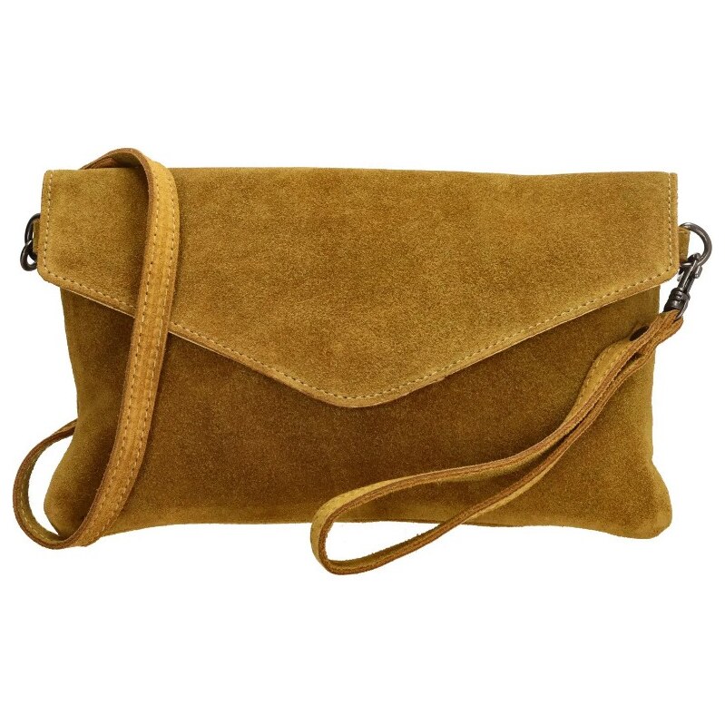 Charm London Žltá semišová listová kabelka Danubia 61817030