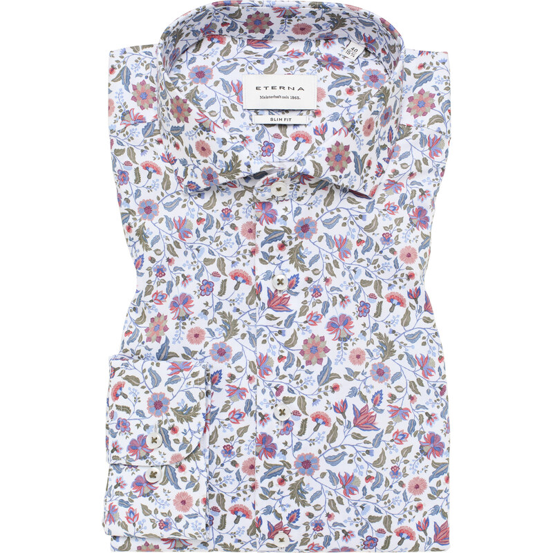 ETERNA Slim fit košeľa rozkvitnutá lúka Non Iron 61792089