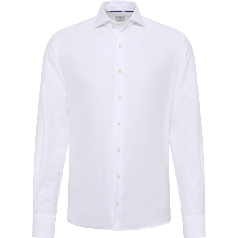 Ľanová pánska košeľa biela 1863 by ETERNA Modern fit Extra Soft 61792090