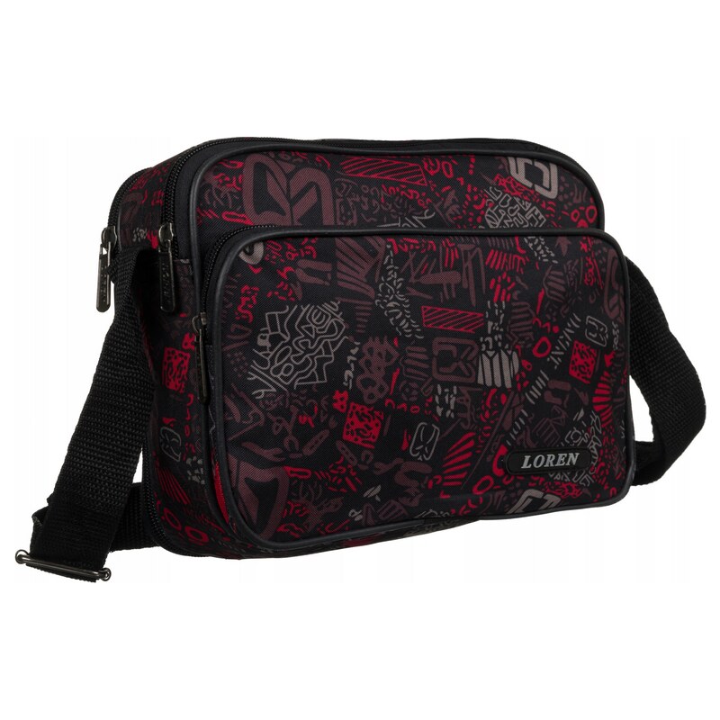 Loren Farebná pánska vzorovaná športová mesenger taška [DH] H02-600D 42725705