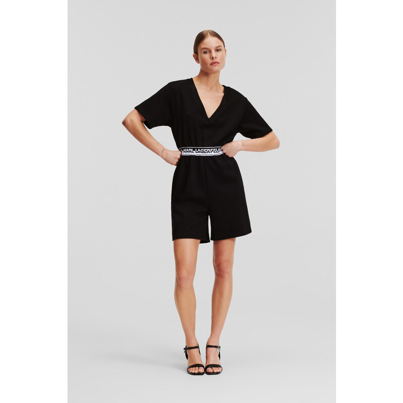 OVERAL KARL LAGERFELD LOGO TAPE ROMPER 49089621