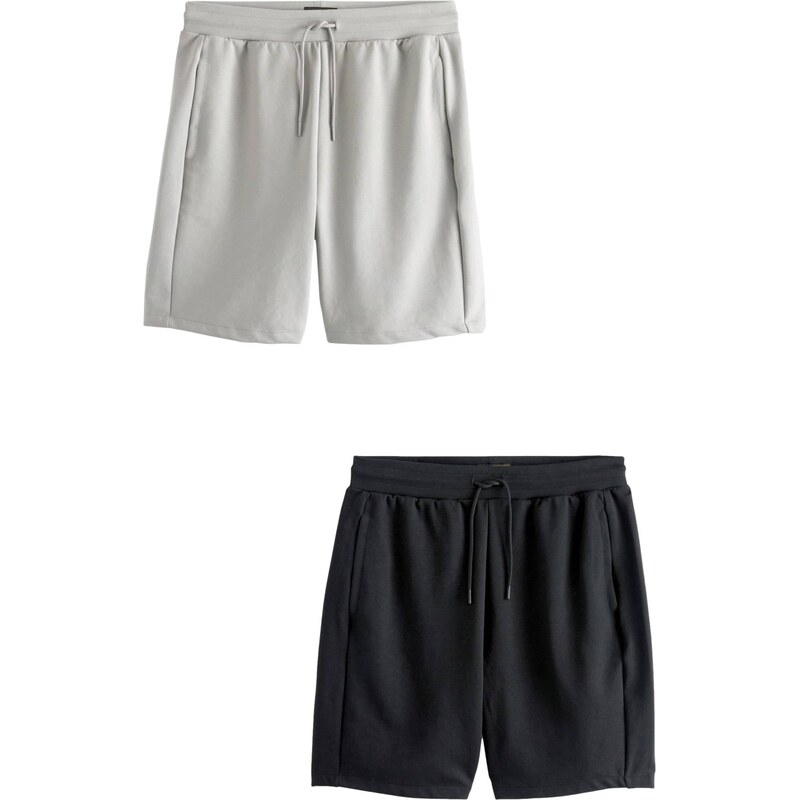 Next Nohavice svetlosivá / čierna 62111032