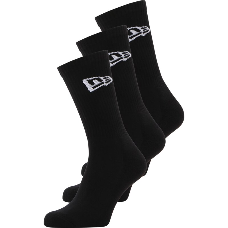 NEW ERA Ponožky čierna / biela 61801566