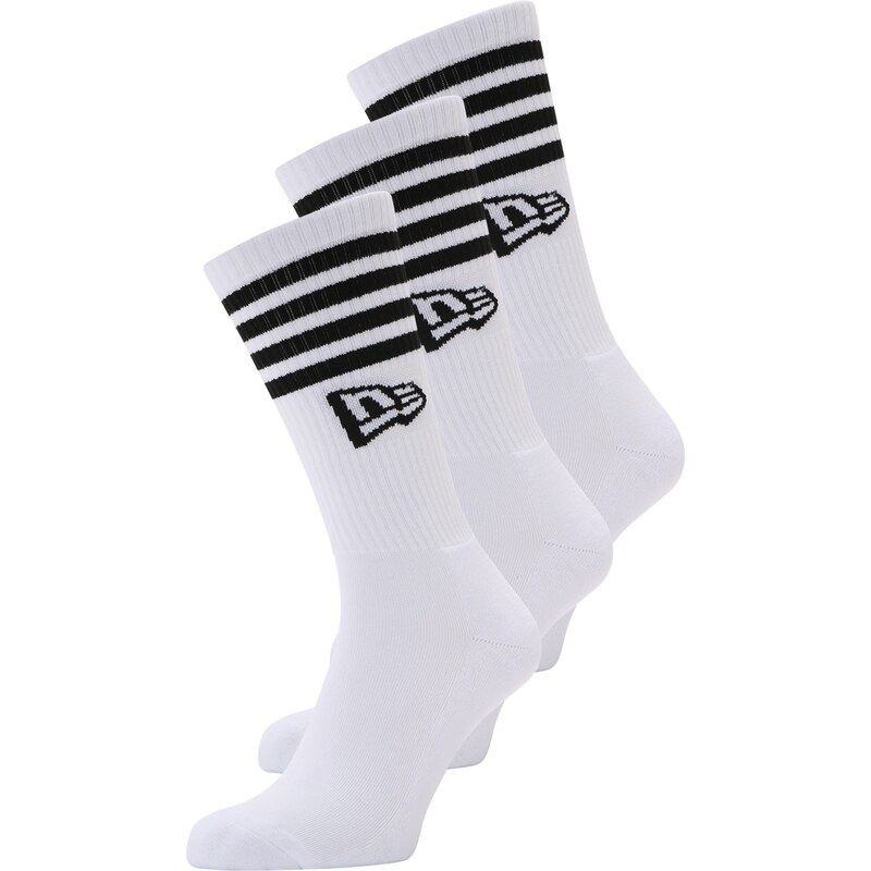 NEW ERA Ponožky čierna / biela 61801572