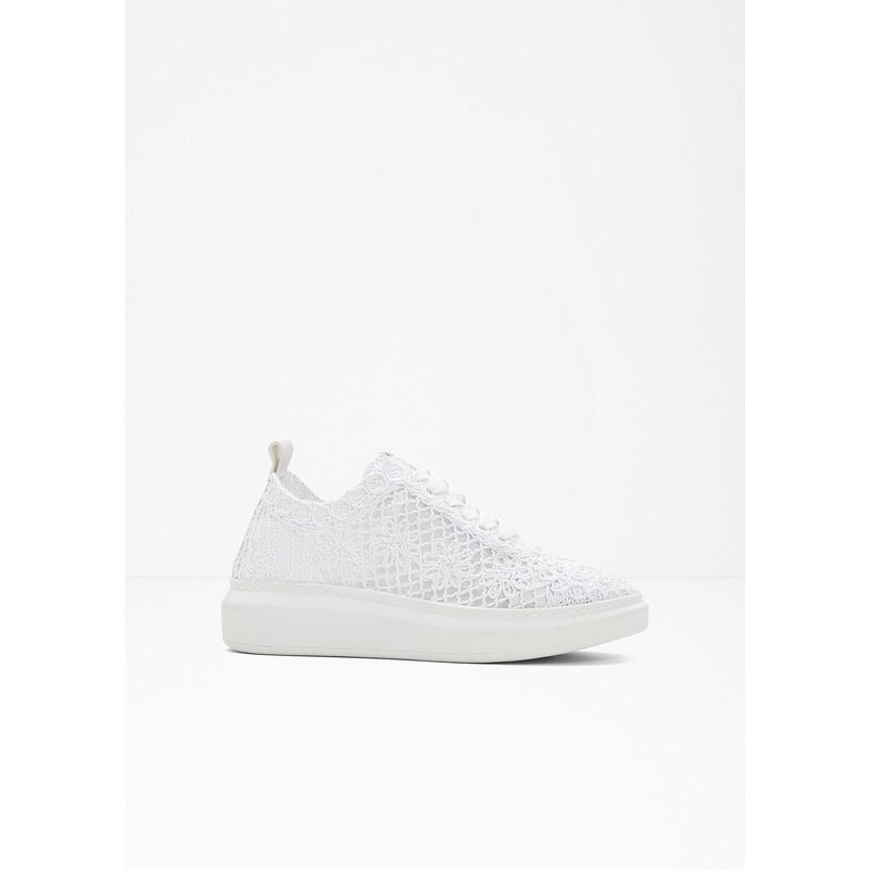 bonprix Tenisky na platforme Mustang, farba biela 52417312
