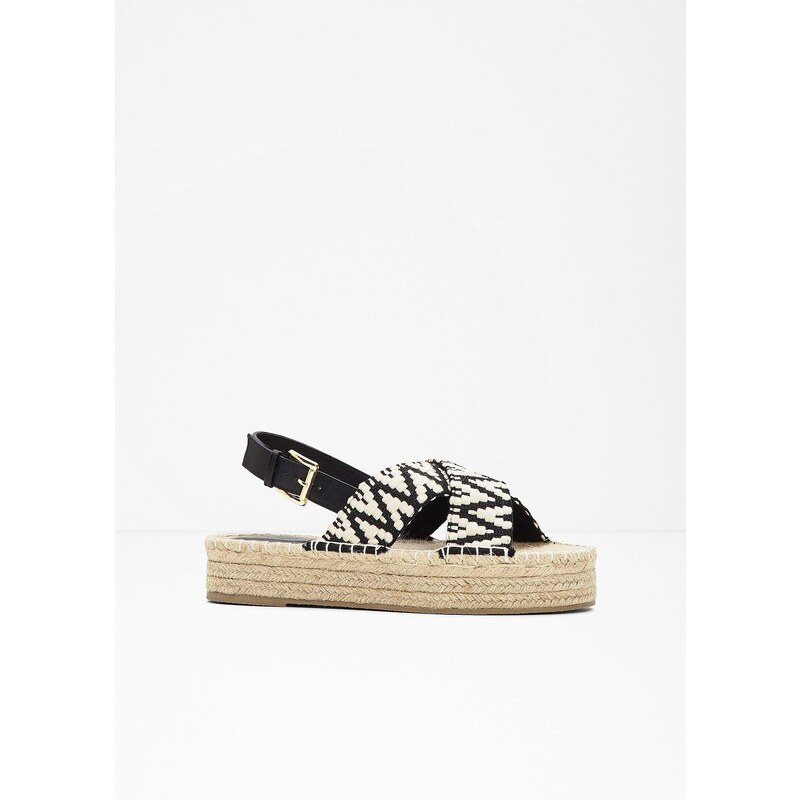 bonprix Sandále na platforme, farba béžová 52417368