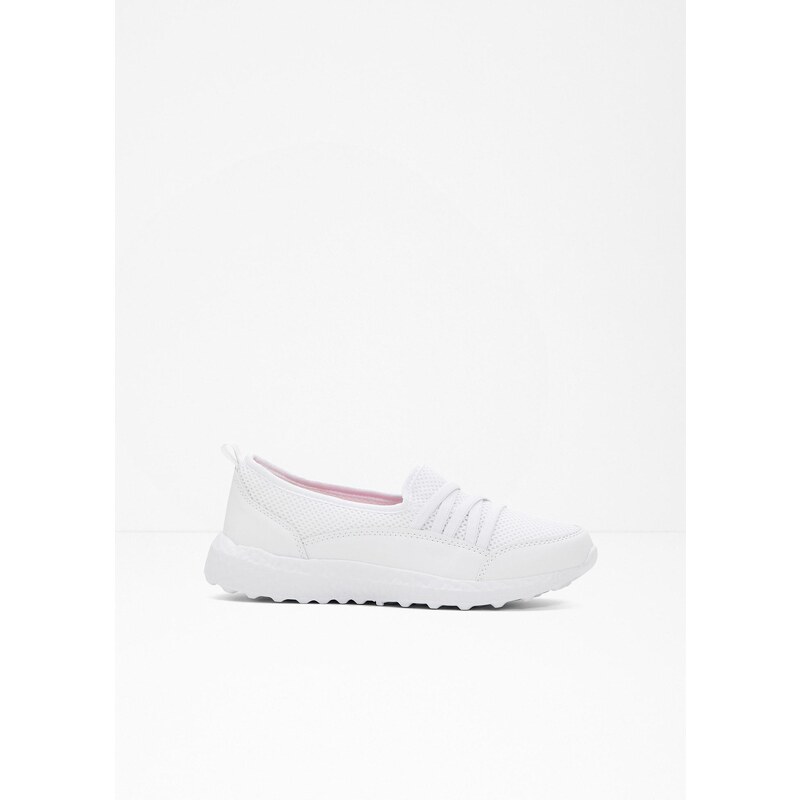 bonprix Komfortné tenisky s ľahkou podrážkou, farba biela 19138182