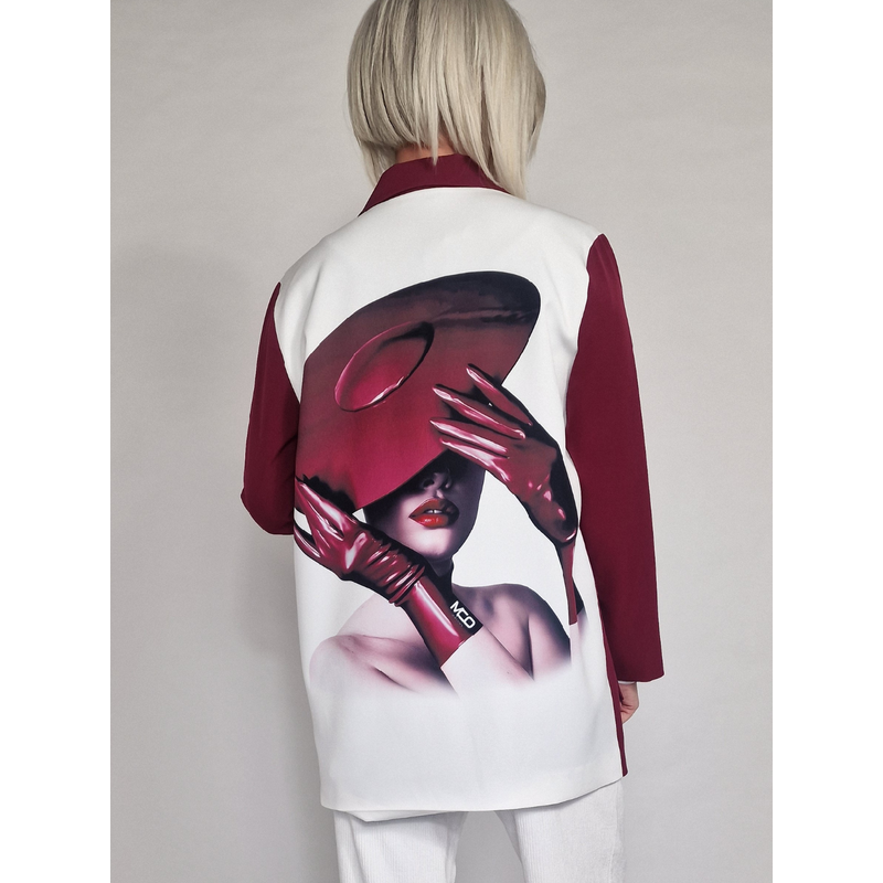 Miss City Official Bordové sako MADAME 64600849