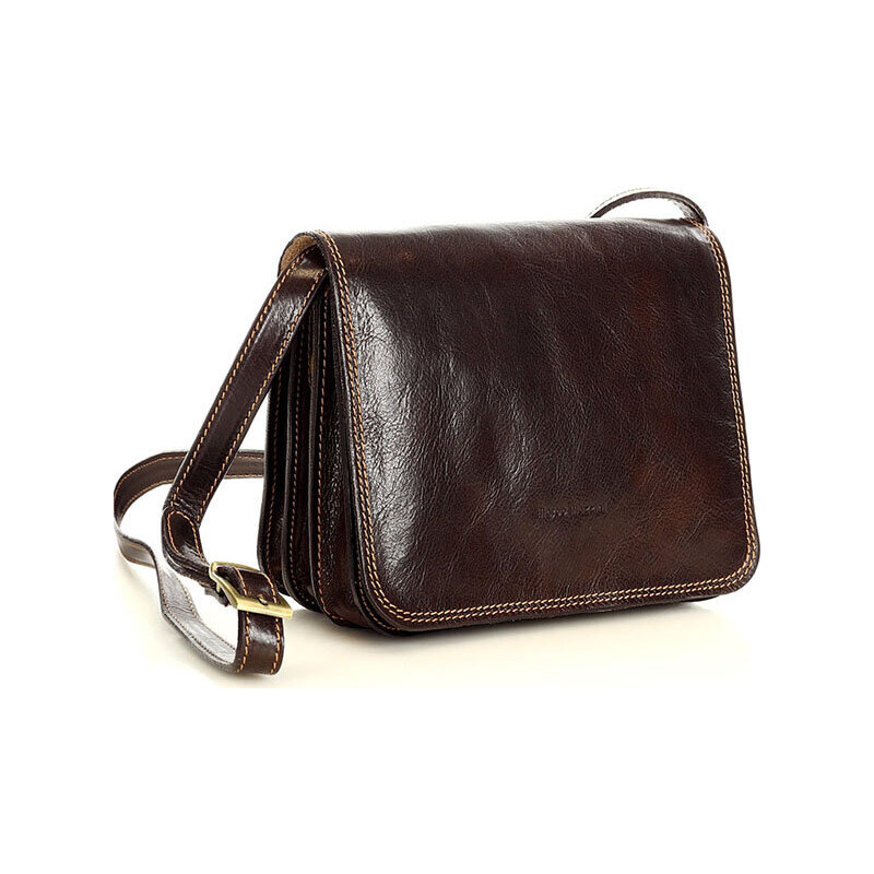 MARCO MAZZINI coffee hnedá crossbody kabelka l178e 16988500