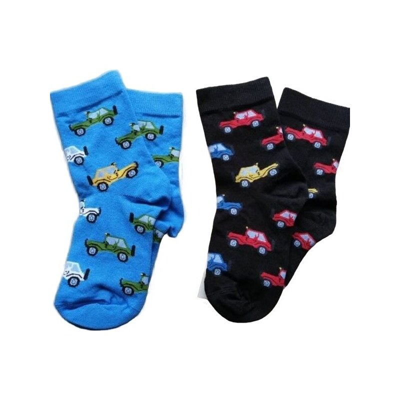 Wola Detské ponožky AUTA 2 páry 46457447