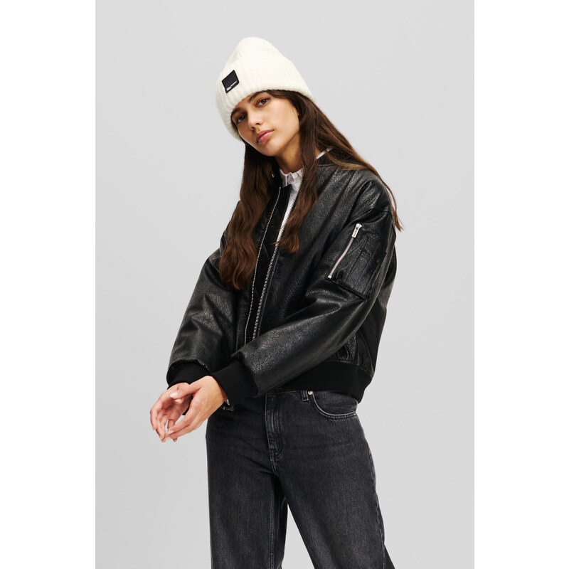 BUNDA KARL LAGERFELD JEANS KLJ CRACKED PU BOMBER 60519444