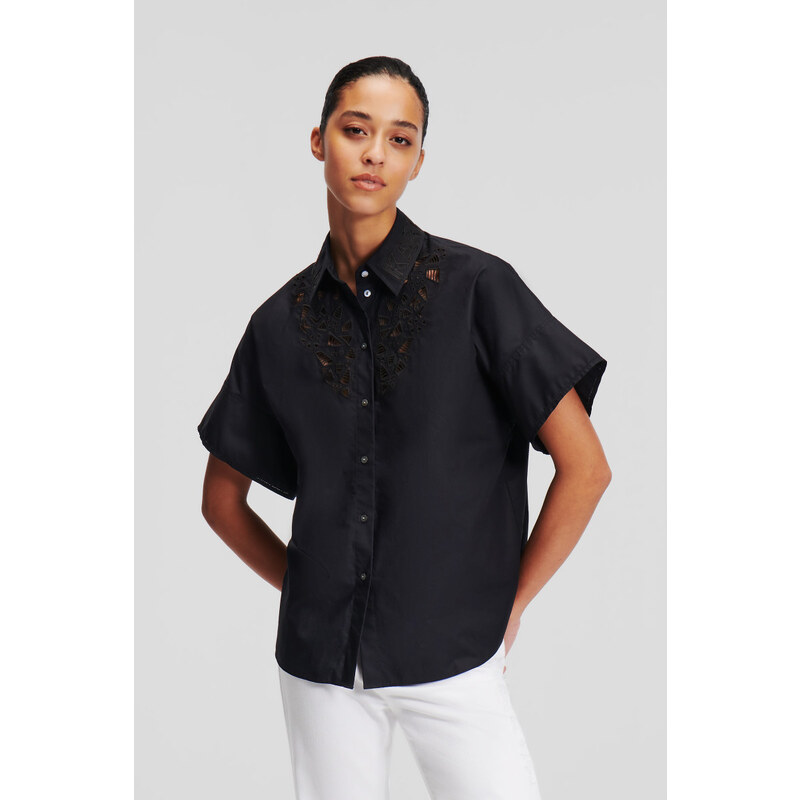 KOŠEĽA KARL LAGERFELD SS EMBROIDERED SHIRT 52624601