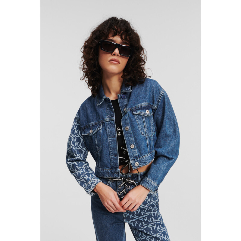 BUNDA KARL LAGERFELD JEANS KLJ MONOGRAM BOXY DENIM JACKET 53046801