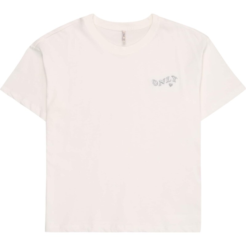 ONLY GIRLS Tričko strieborná / biela 62908320