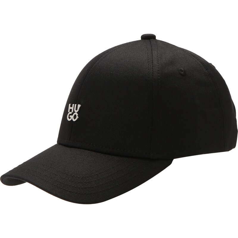 HUGO Čiapka Ally čierna / strieborná 61949310