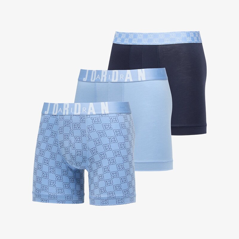 Boxerky Jordan Flight Modal 23 Monogram Boxer Brief 3-Pack Chambray S 61816863