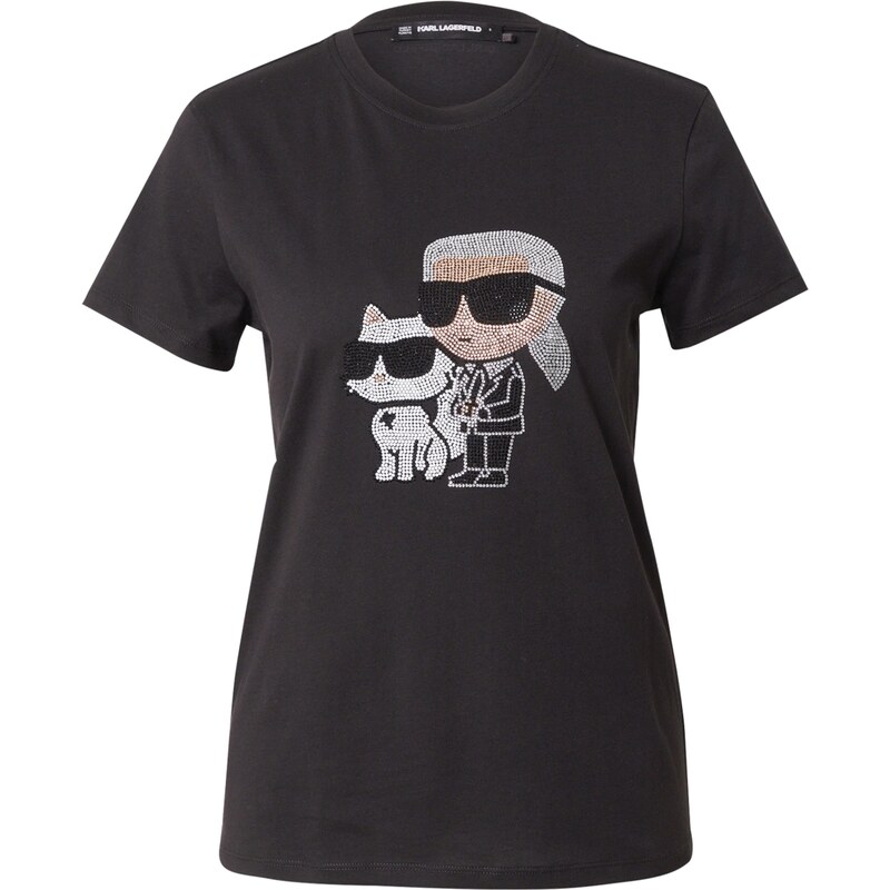 Karl Lagerfeld Tričko zlatá / čierna / biela 61944653