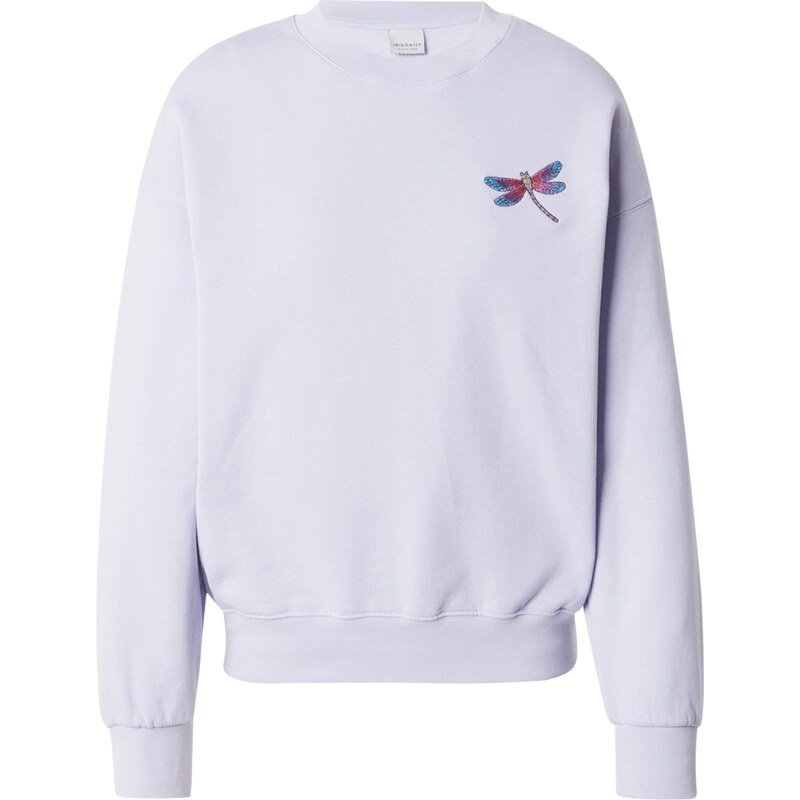 Iriedaily Mikina Libelle azúrová / fialová / svetlofialová / oranžová 62270051