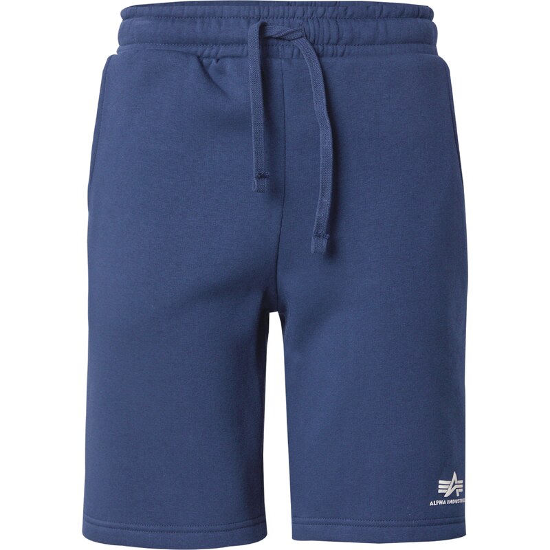 ALPHA INDUSTRIES Nohavice námornícka modrá / biela 61949007