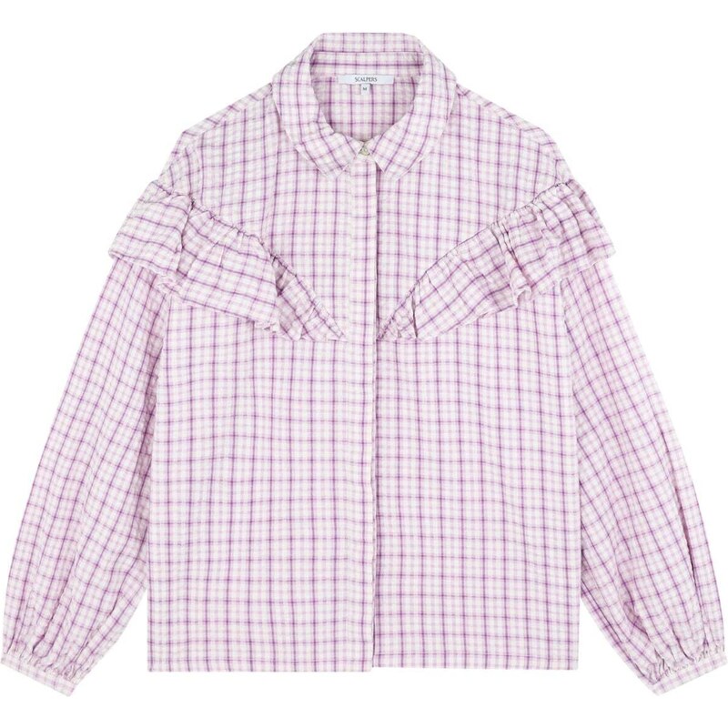 Scalpers Blúzka fialová / orgovánová / biela 62541471