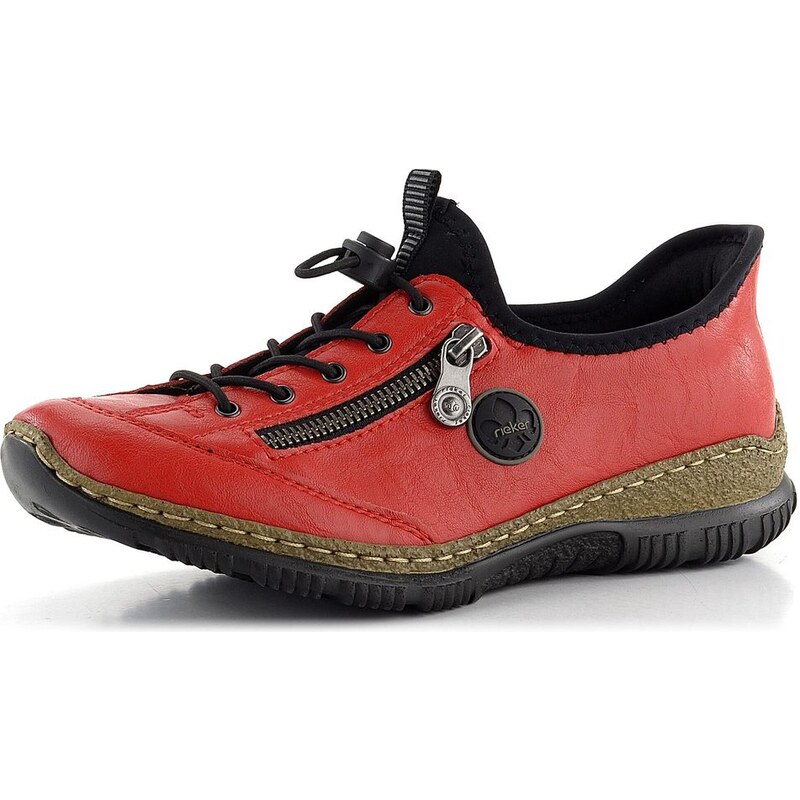 Rieker nazúvacie poltopánky červené N3267-33 62752223