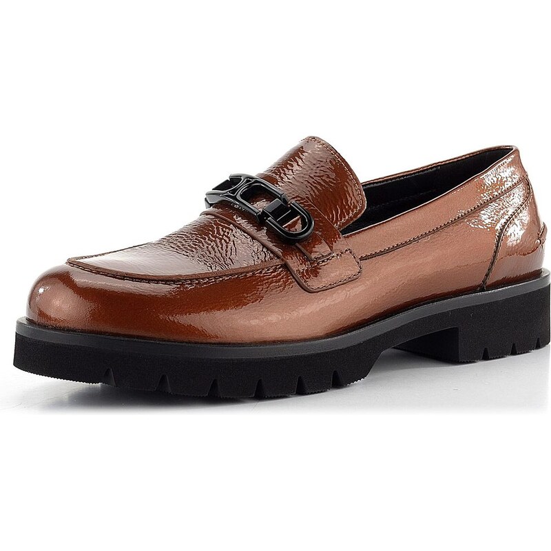 Högl luxusné mokasíny na hrubšej podošve Metallic Nut 8-101616 66397908