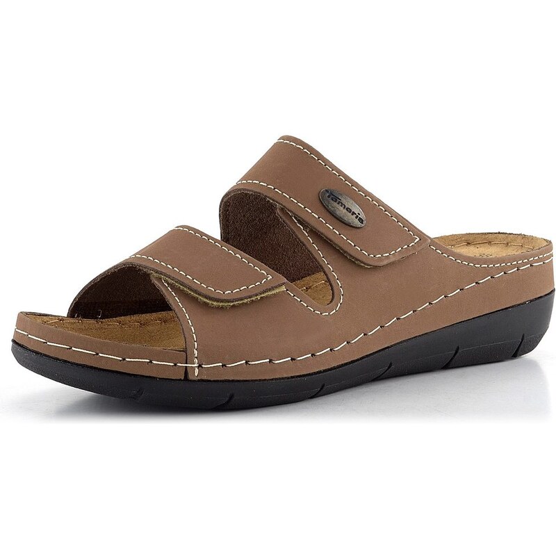 Tamaris fuzbetové šľapky Taupe 1-27510-41 62752109