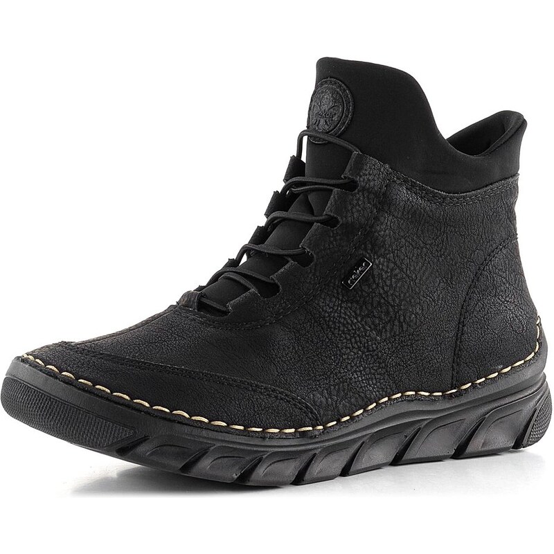 Rieker šněrovací kotník černý 55069-00 65611897