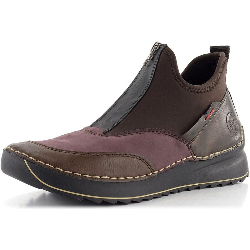 Rieker kotník s předním zipem barevný 51550-25 62752022