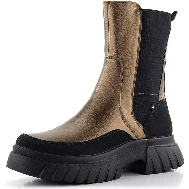 Rieker Revolution vysoká chelsea členková obuv na hrubej podošve 62752056