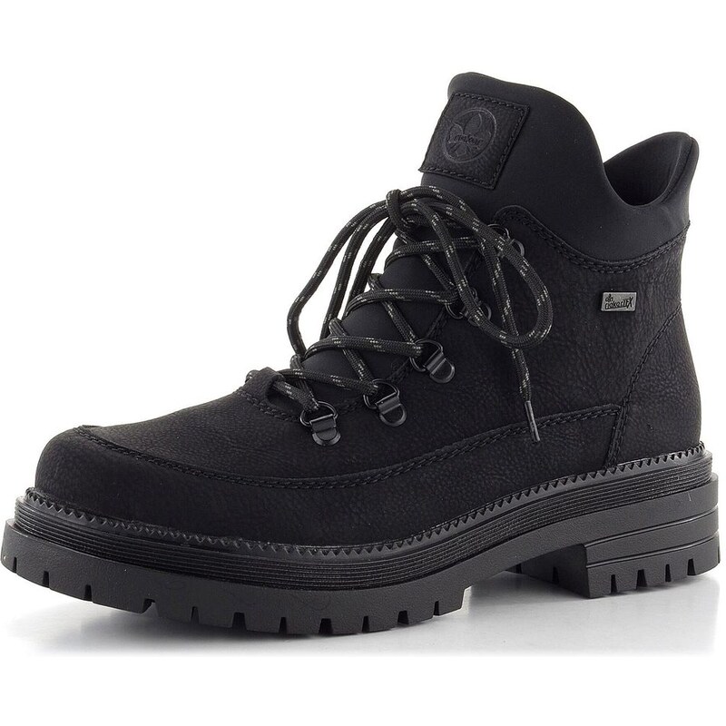 Rieker šnurovacia členková obuv s membránou čierna Y3158-00 62752131