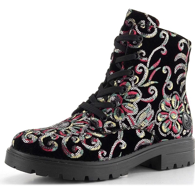 Rieker šněrovací kotník schwarz-multi Z2841-90 62752265