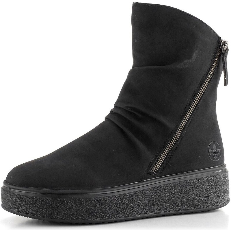 Rieker členková obuv na platforme čierna 78852-00 62752334