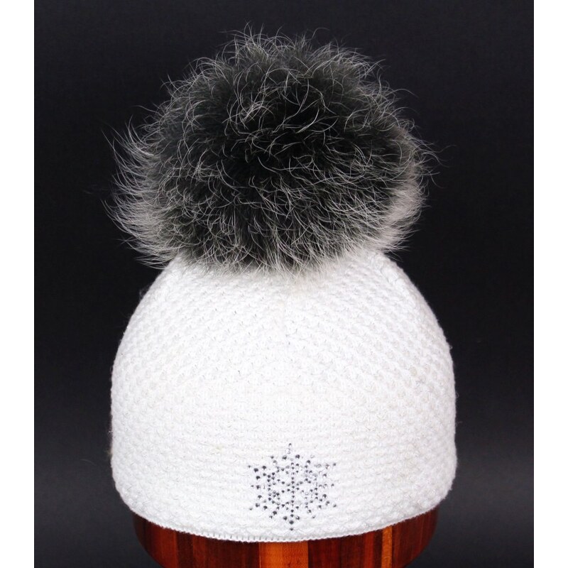 Sikora Kožušinový brmbolec medvedíkovec snowtop čierno - biela M 36/5 61817932