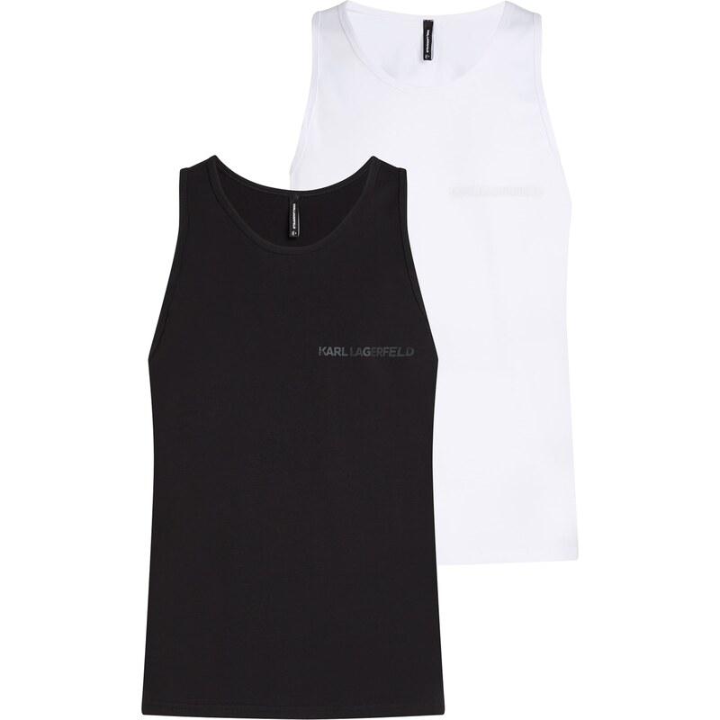 Karl Lagerfeld Tielko čierna / biela 61947415